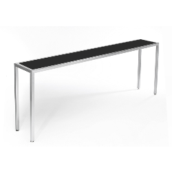 Chrome Frame Console Table - Insert