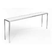 Chrome Frame Console Table - Insert