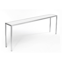 Chrome Frame Console Table - Insert