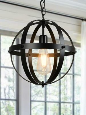 DLT Globe metal pendant