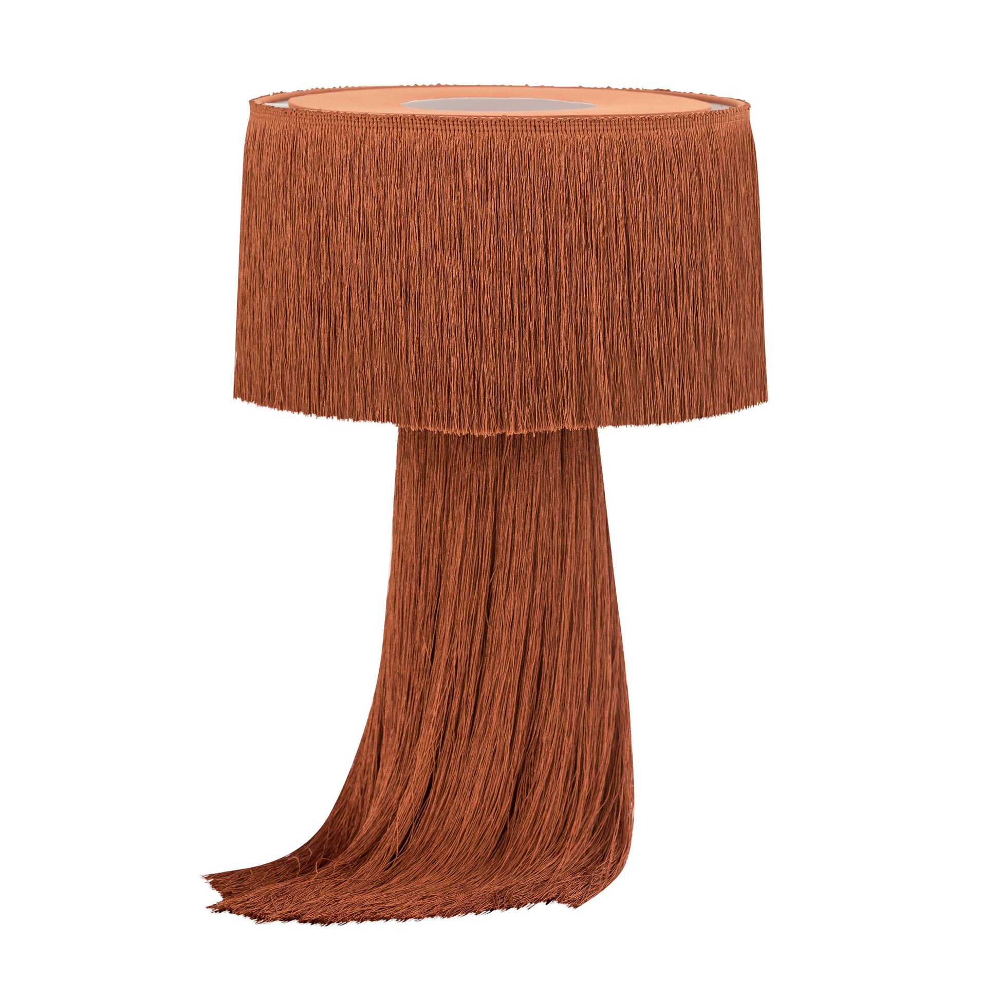Atolla brick tassel table lamp