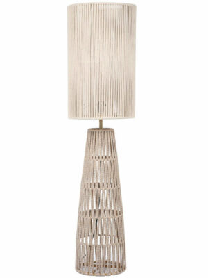 Beam cream natural jute floor lamp