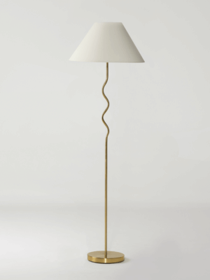 Squiggle floor lamp