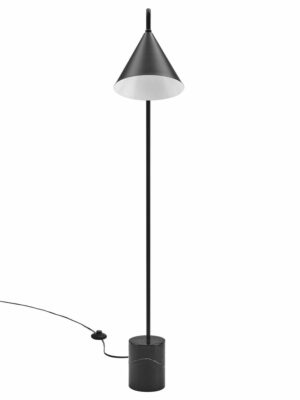 Ayla black floor lamp