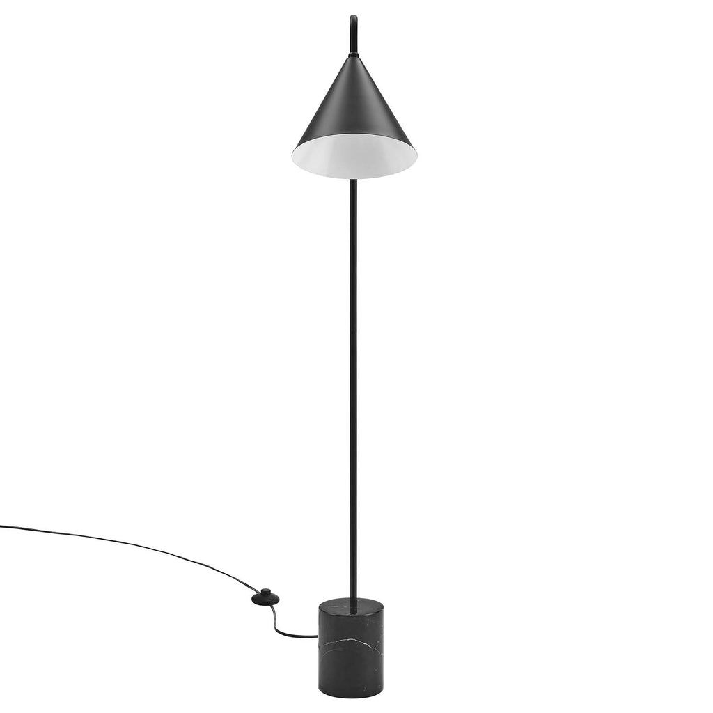 Ayla black floor lamp