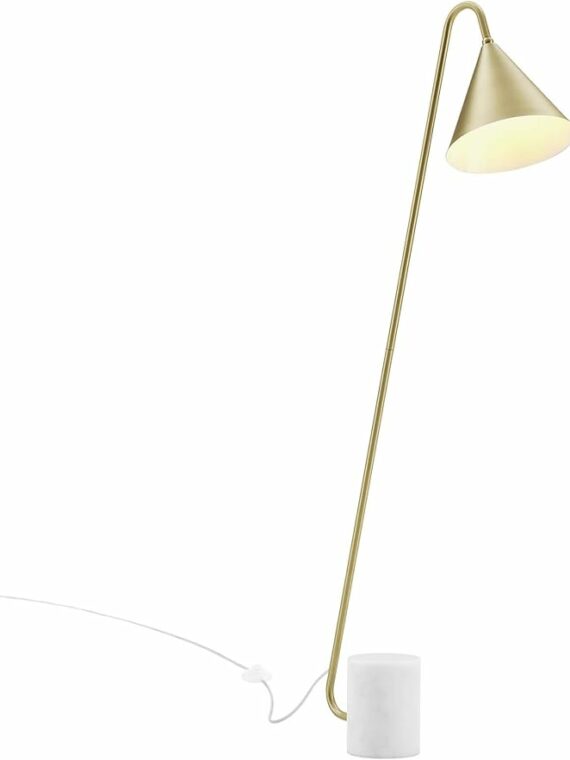 Ayla brass floor lamp