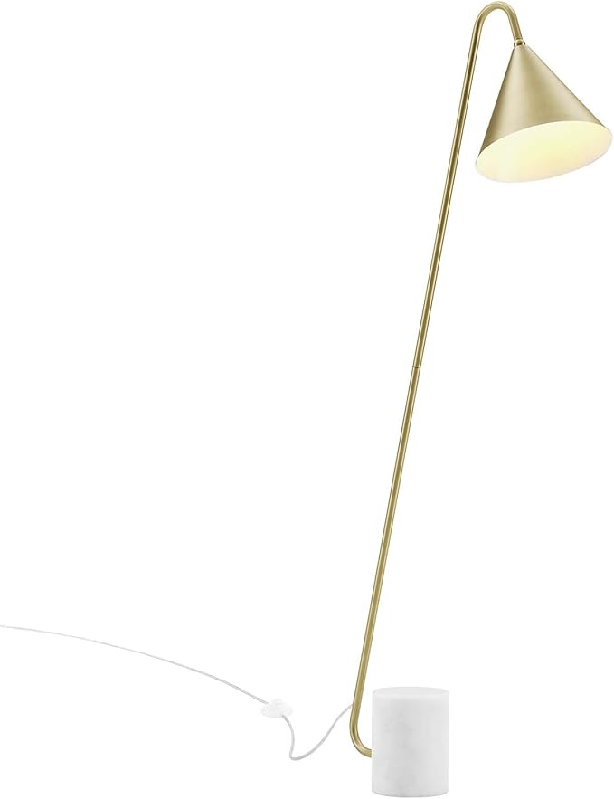 Ayla brass floor lamp
