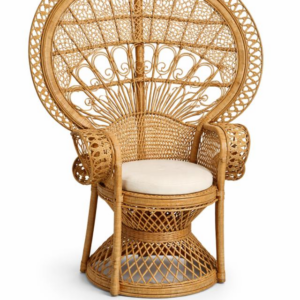 Boho Rattan Peacock Chair