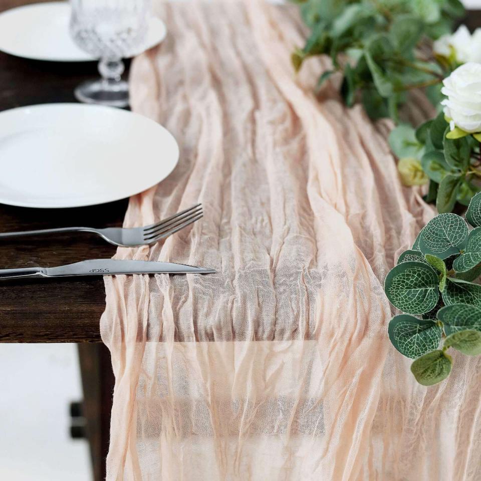 Gauze Cheesecloth 10ft Table Runner