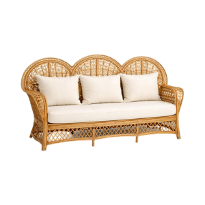Boho Rattan Sofa